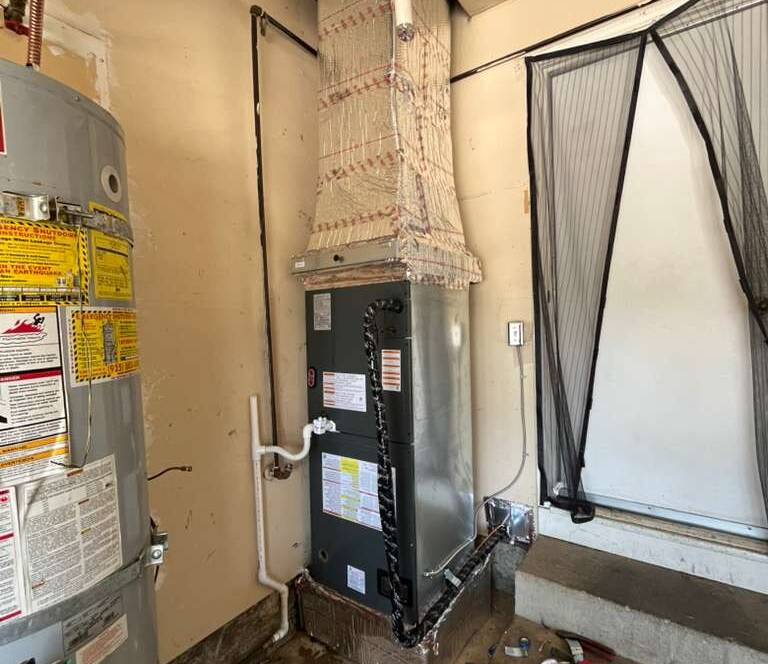New air handler installed by Jacob Construction in Antioch